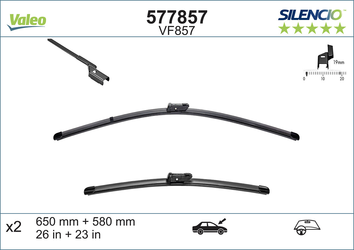 Lamela stergator 577857 VALEO